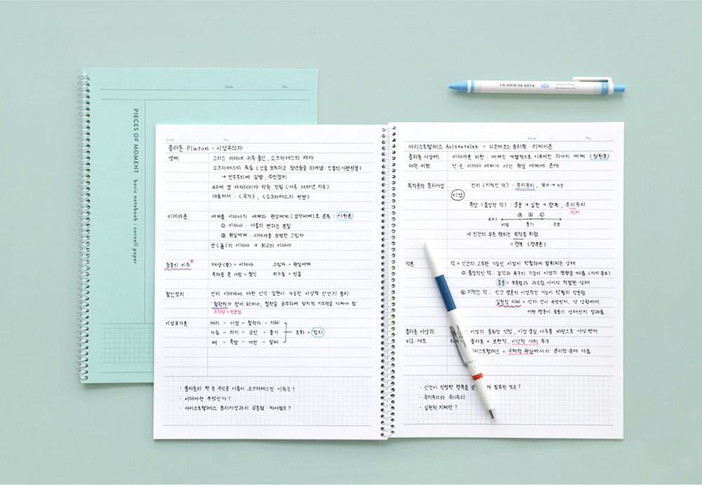 Pieces of Moment Cornell Notebook