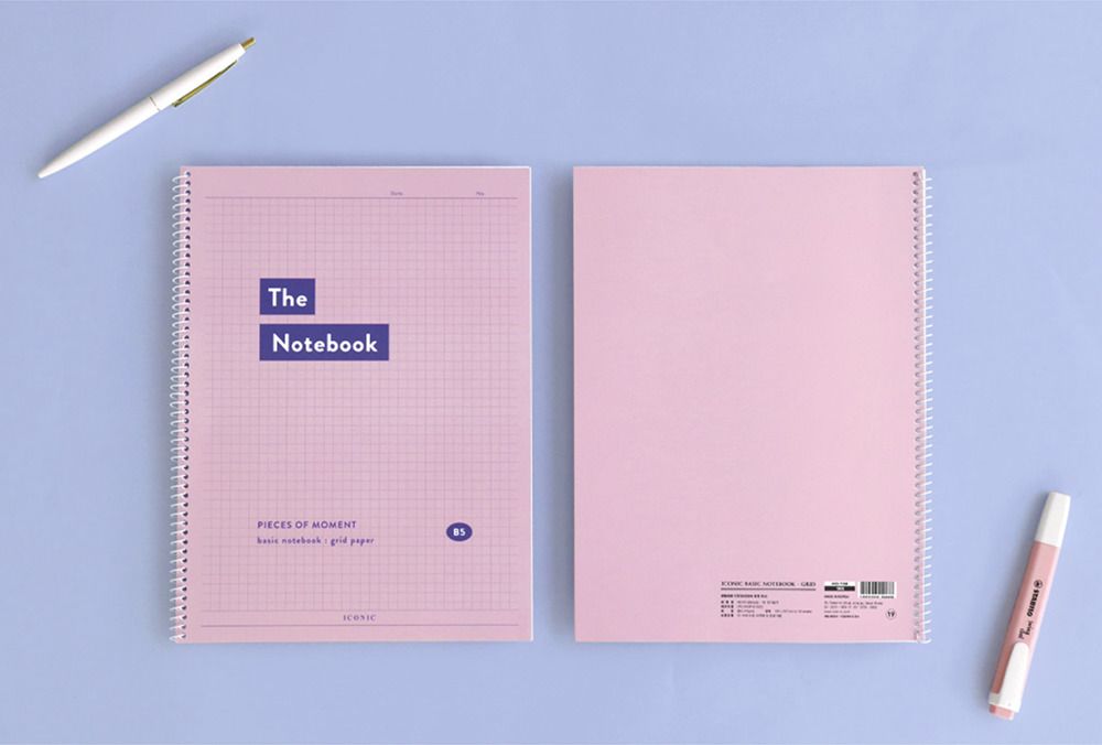 Pieces of Moment Grid Notebook