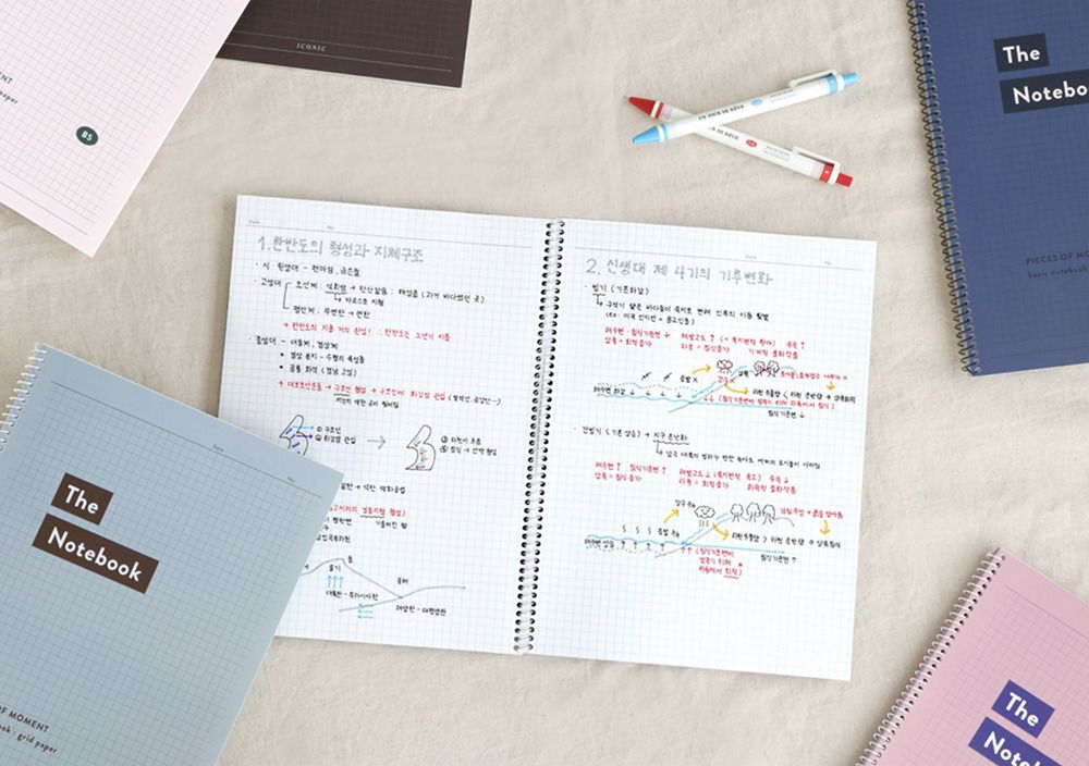 Pieces of Moment Grid Notebook