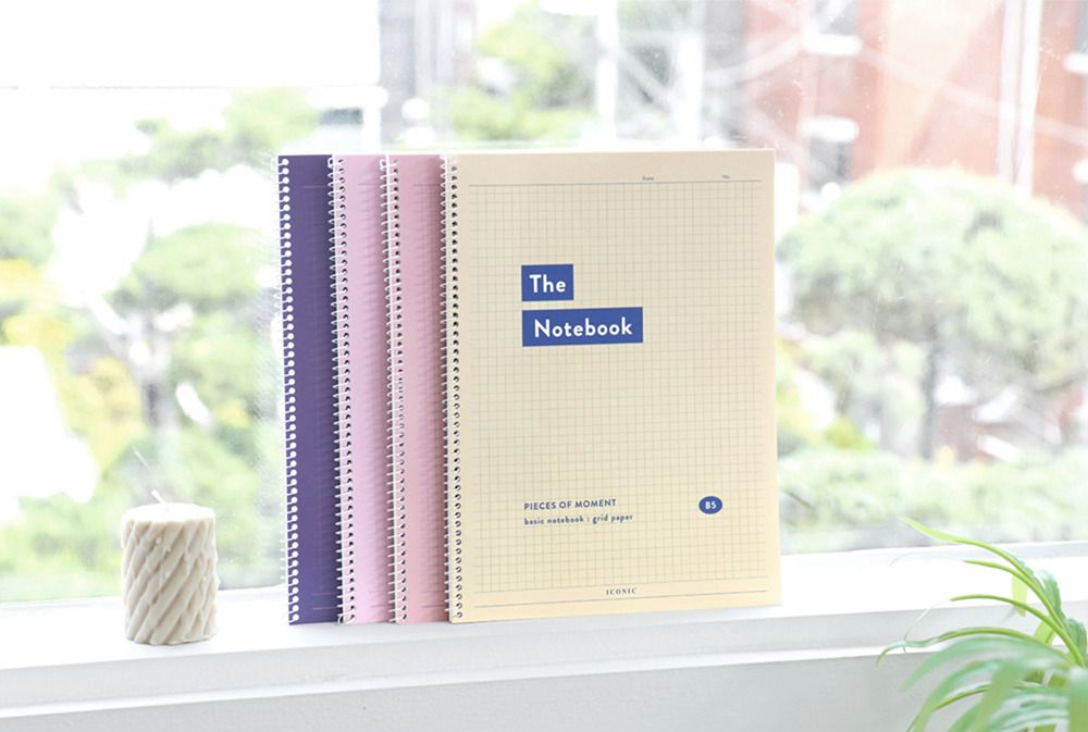 Pieces of Moment Grid Notebook