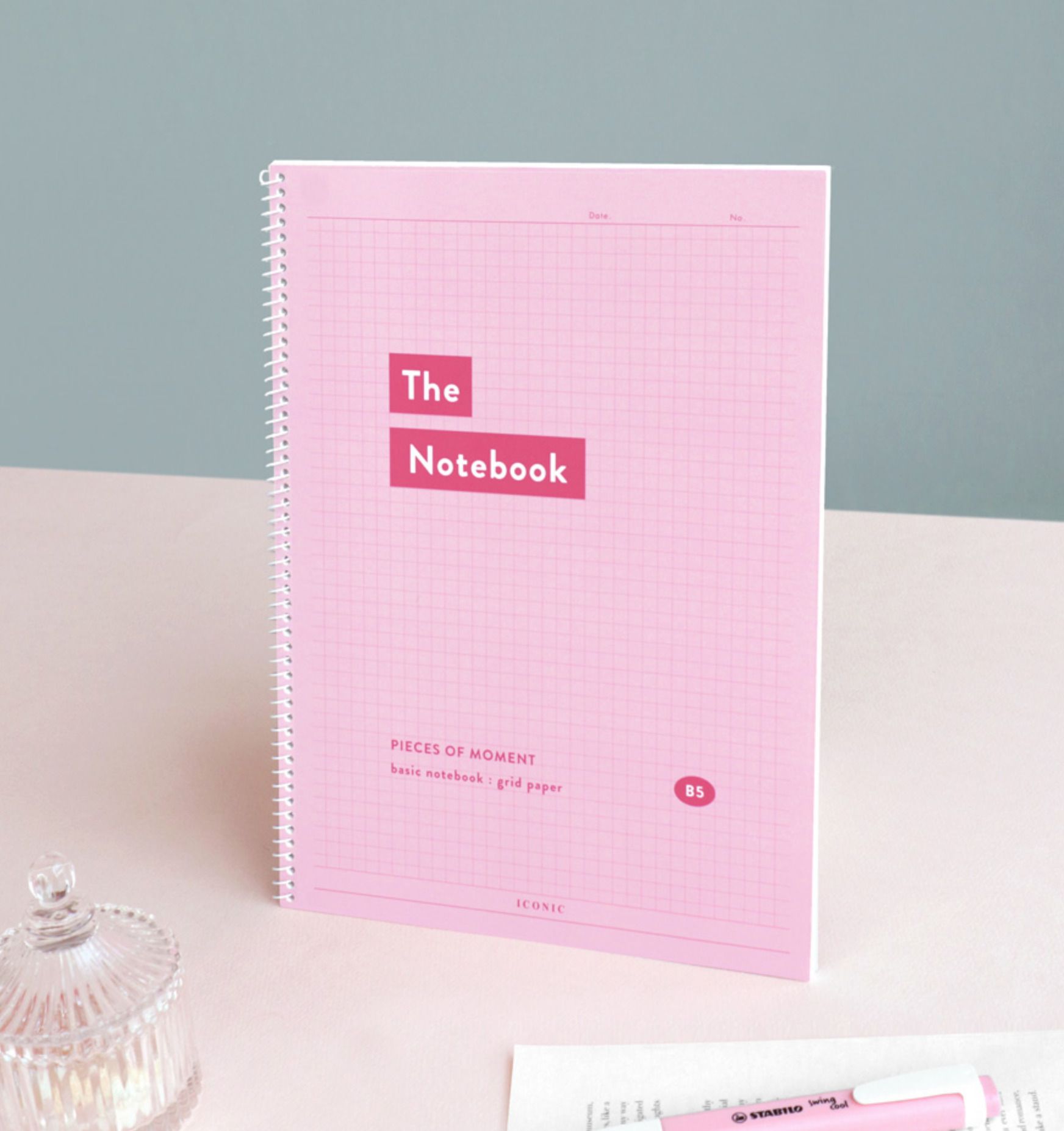 Pieces of Moment Grid Notebook