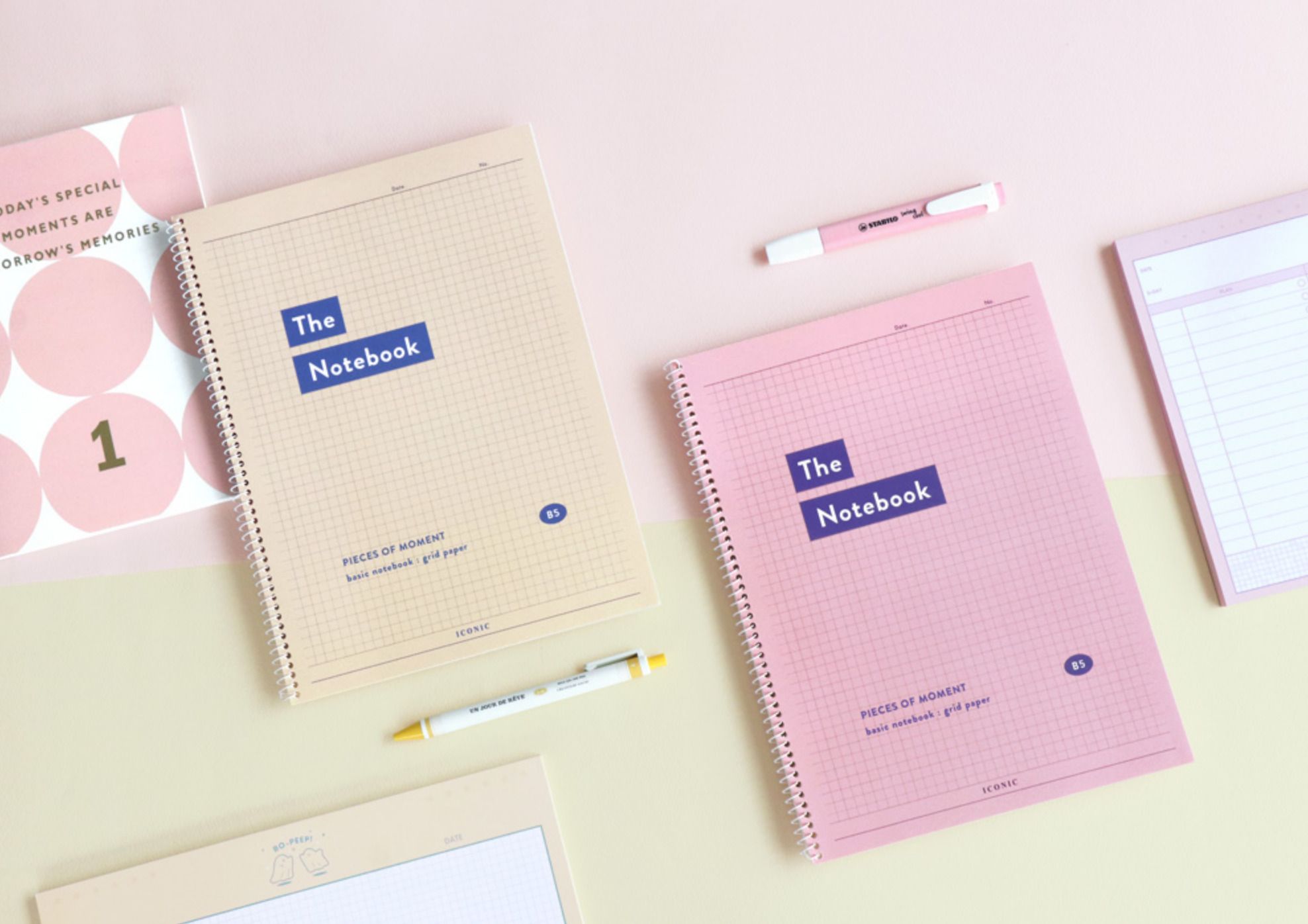 Pieces of Moment Grid Notebook