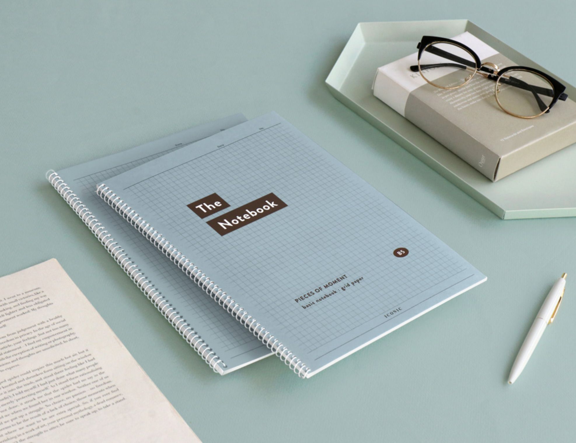 Pieces of Moment Grid Notebook