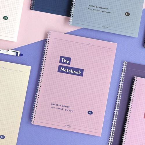 Pieces of Moment Grid Notebook
