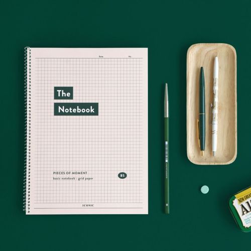 Pieces of Moment Grid Notebook