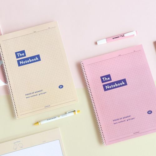 Pieces of Moment Grid Notebook