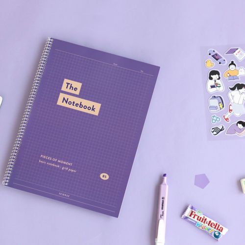 Pieces of Moment Grid Notebook