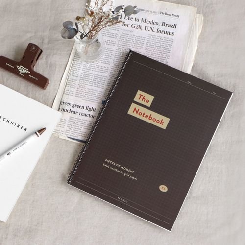 Pieces of Moment Grid Notebook