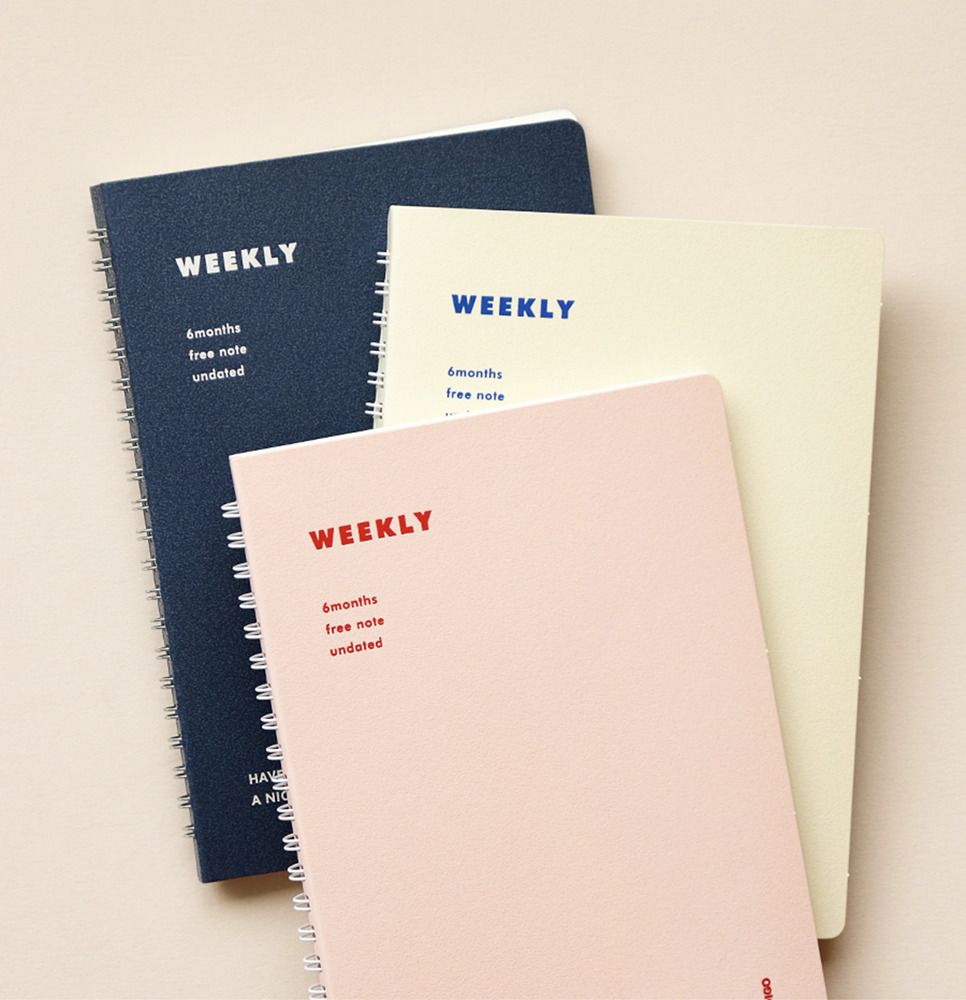 Semi Year Spiral Weekly Planner