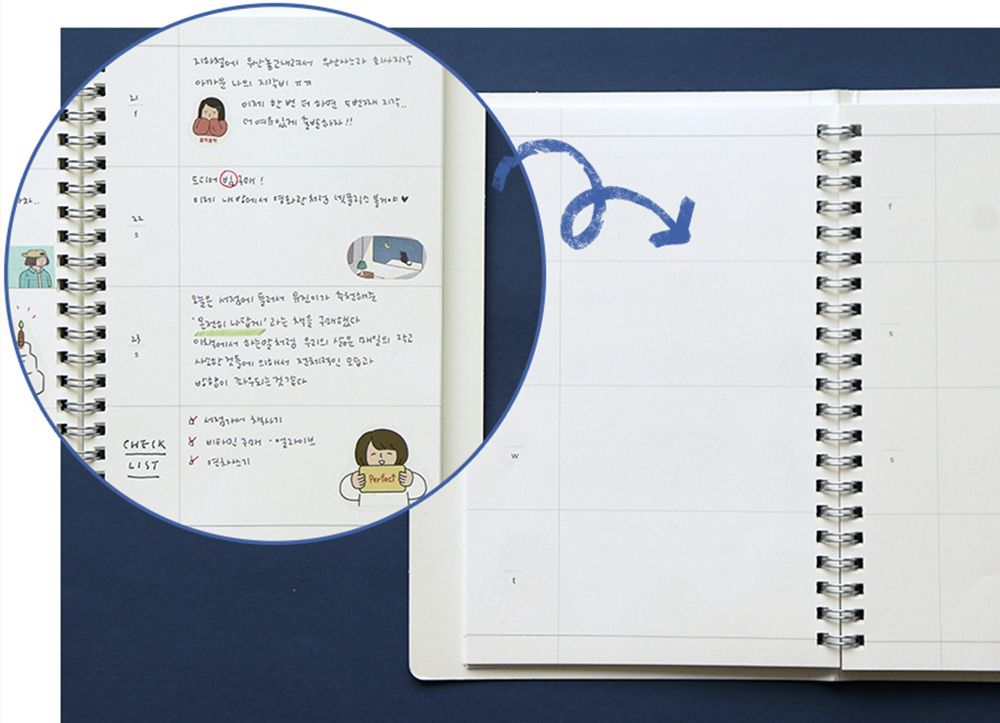 Semi Year Spiral Weekly Planner