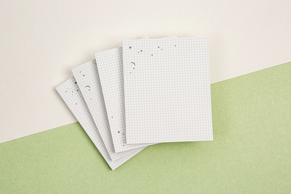 Starlight Grid Memo Pad