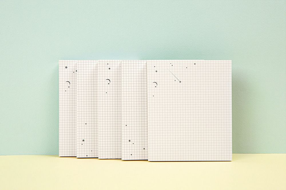 Starlight Grid Memo Pad