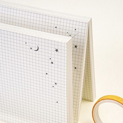 Starlight Grid Memo Pad