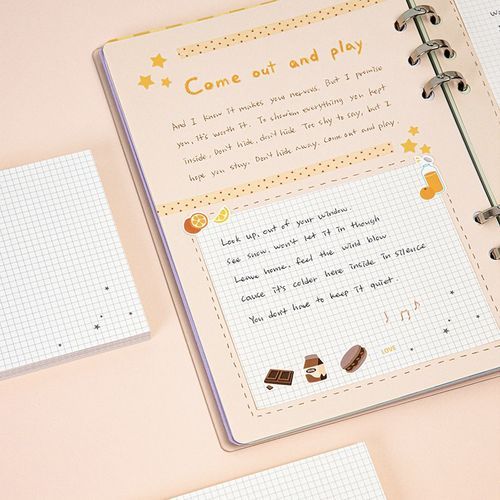 Starlight Grid Memo Pad