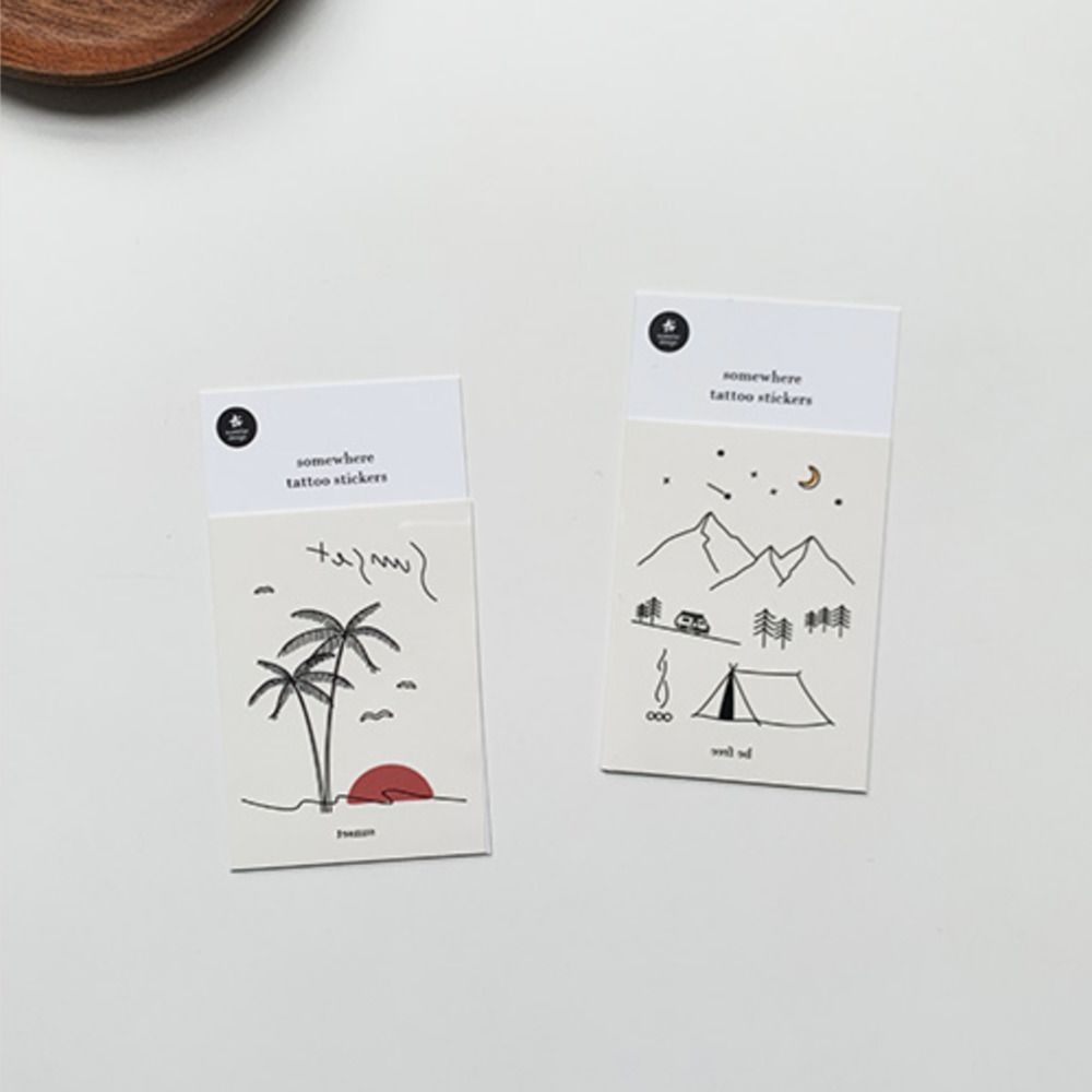 Somewhere Tattoo Sticker