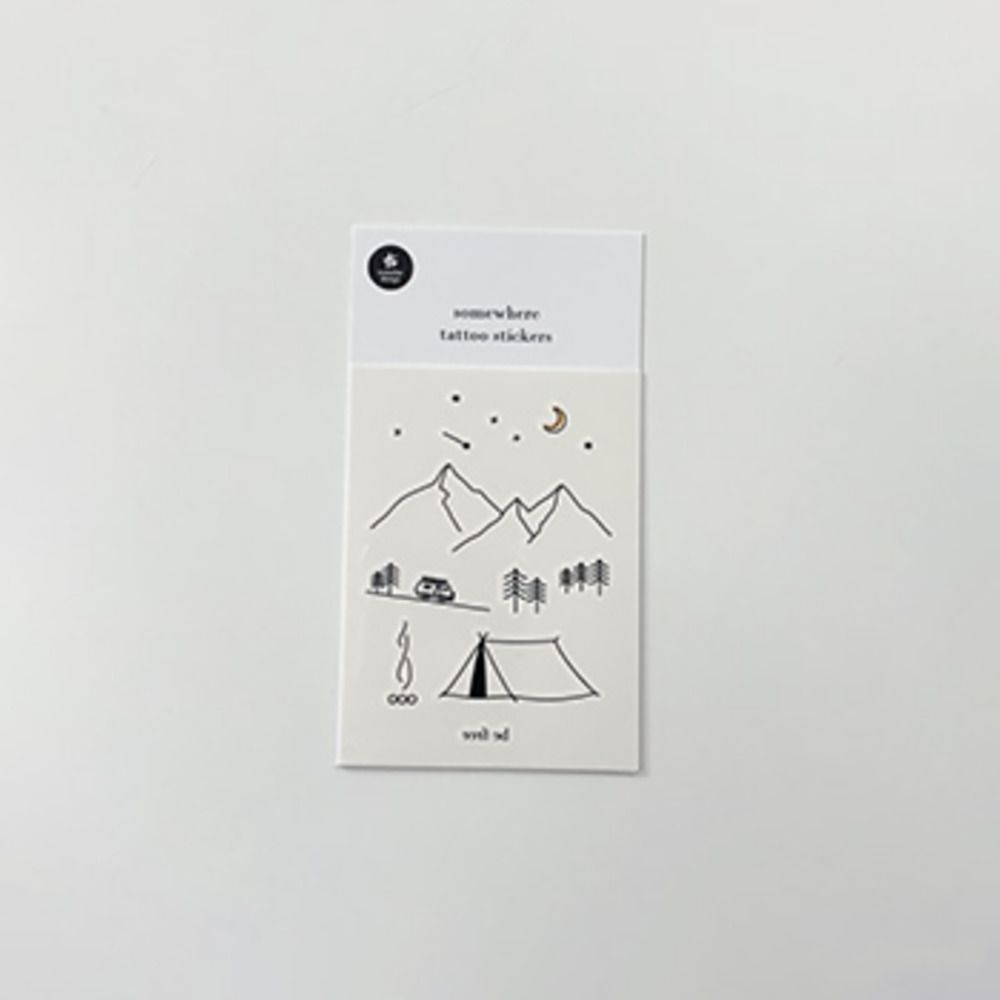 Somewhere Tattoo Sticker