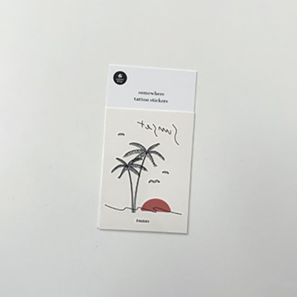 Somewhere Tattoo Sticker