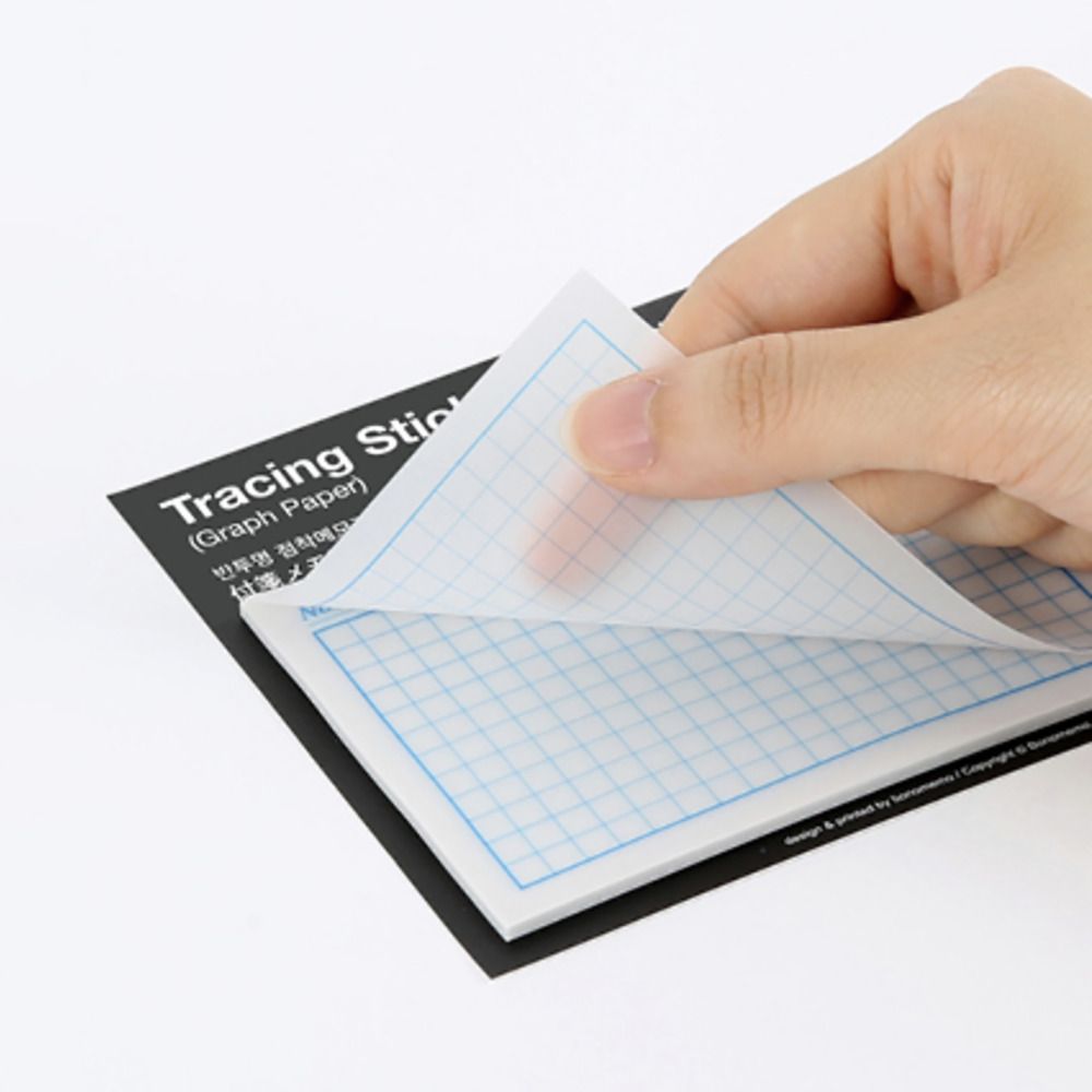 Graph Paper Tracing Sticky Note