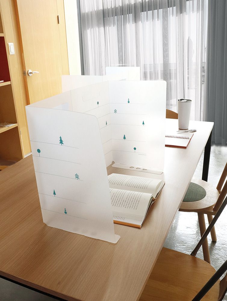 Foldable Desk Partition