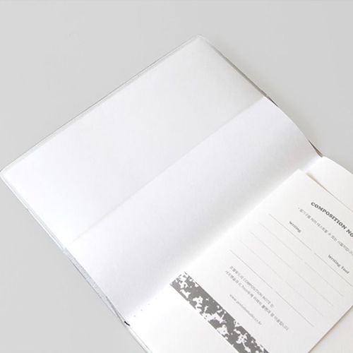 Composition A6 Plain Notebook Glitter Cover