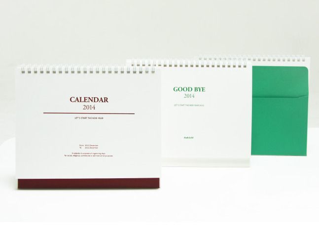 2014 Schedule Desk Calendar