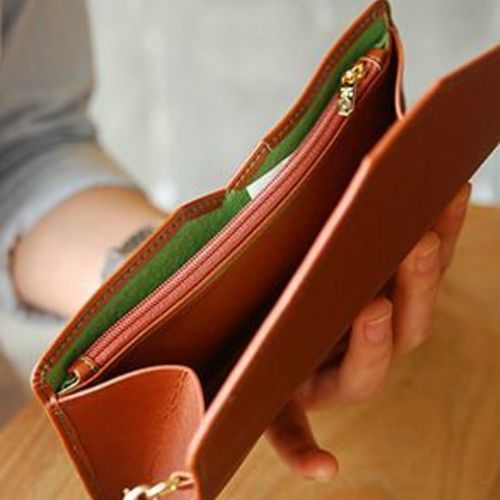 All-in-One Leather Clutch - Image 7