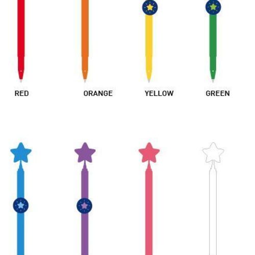 Colorful Star Pen Set