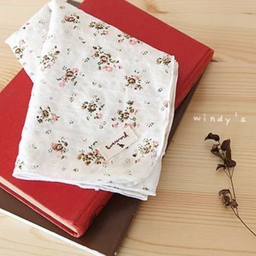 Flower Pattern Handkerchief - Image 4