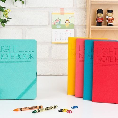 Light Grid Notebook