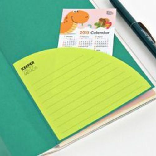 Green Corner Pocket Sticky Note