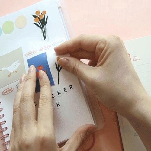 Release Paper Sticker Book
