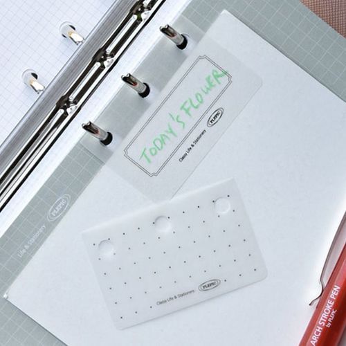 MochiThings Sticky 6 Ring Binder Label Holder