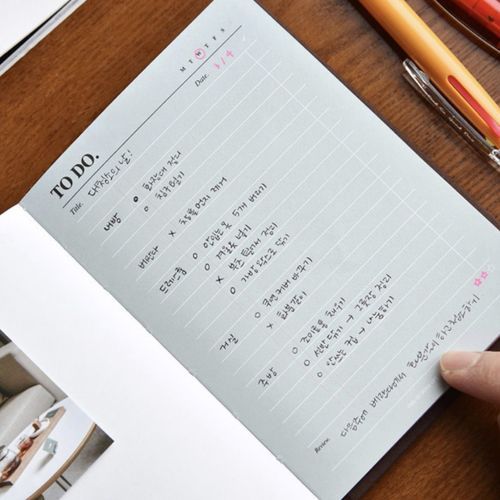 Daily To Do Hardcover Journal