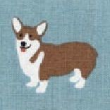 Dailylike Handkerchief v3, 74 Welsh Corgi