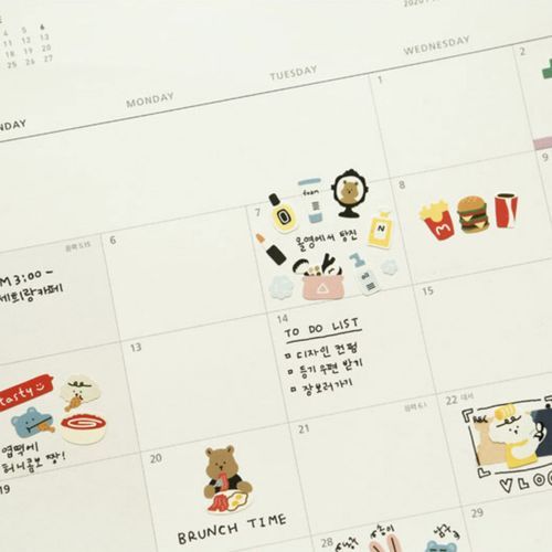 Mini Diary Removable Sticker v3