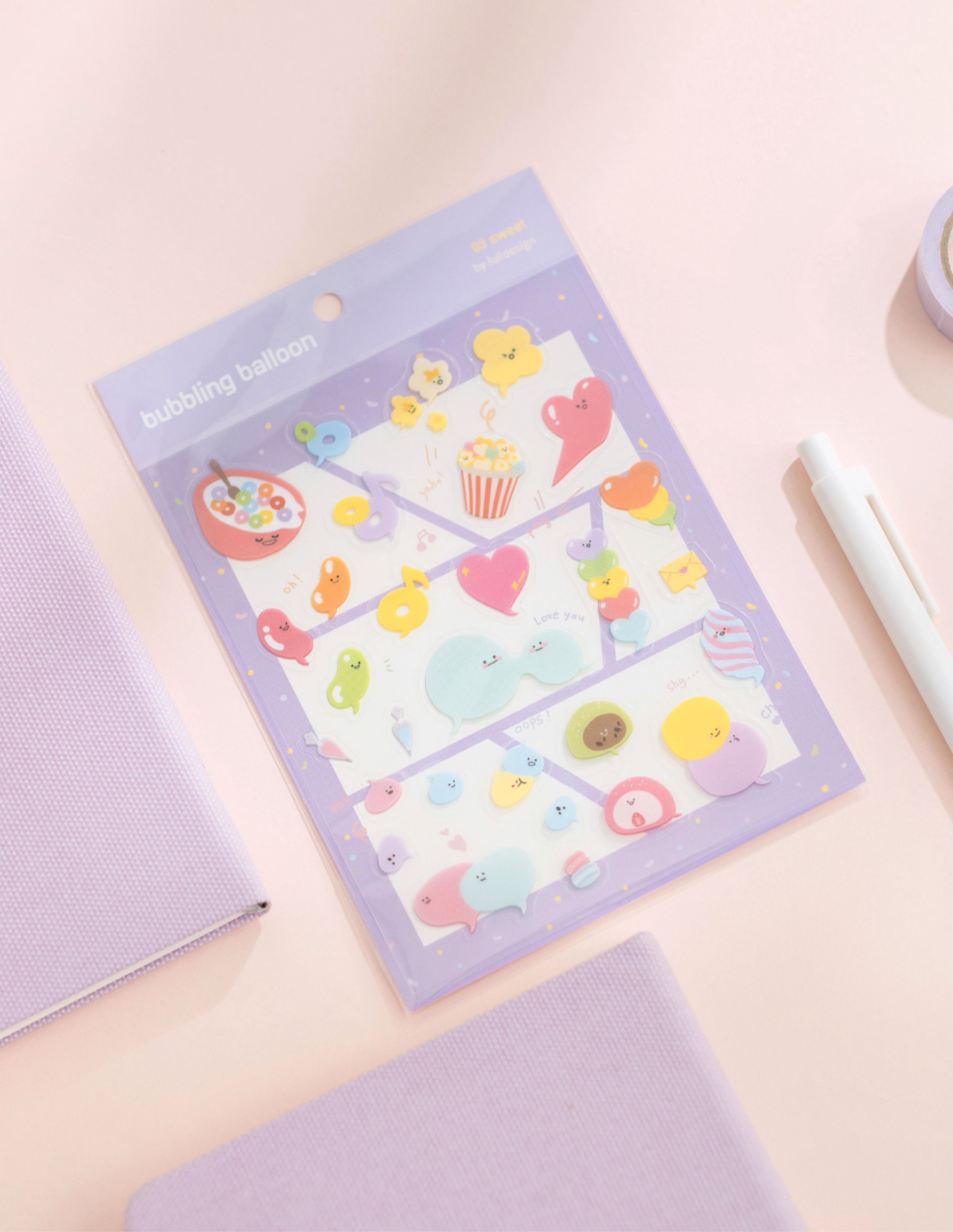 MochiThings Balloon Friends Emoji Sticker MochiThings Balloon Friends Emoji Sticker
