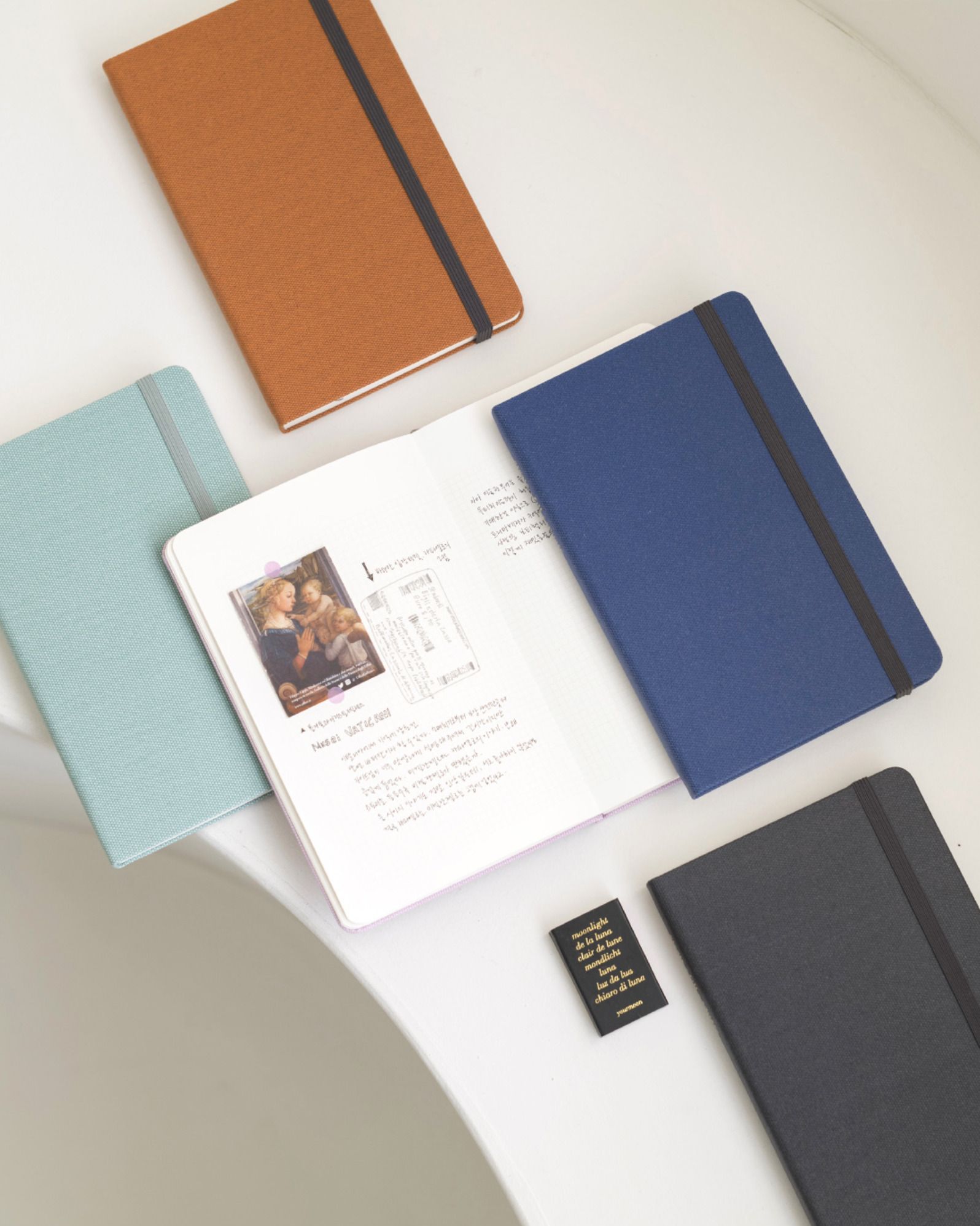 MochiThings Medium Record Hardcover Grid Notebook