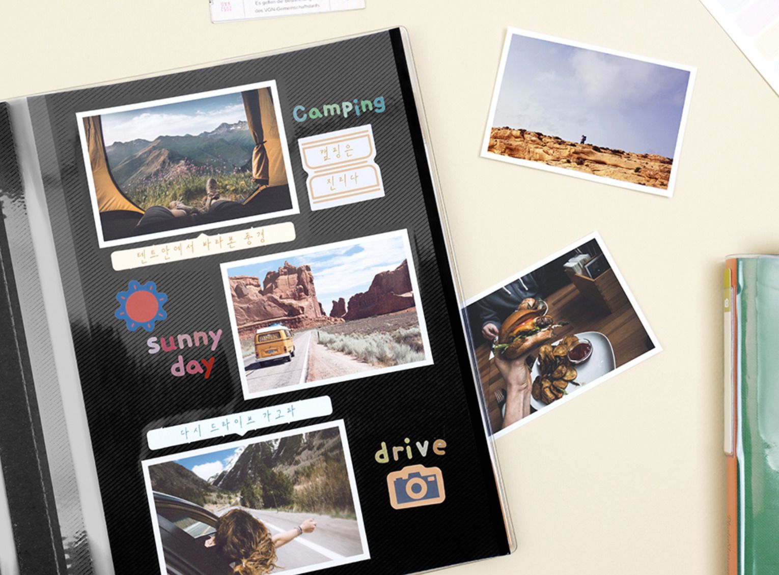 MochiThings: Colorful Grid Photo Album