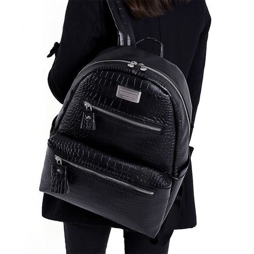 monopoly leather backpack