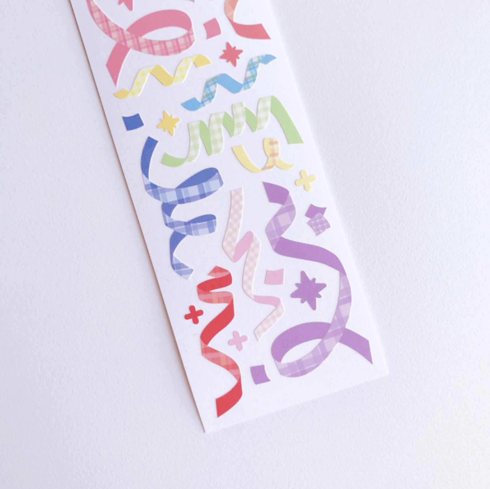 Check Confetti Slim Sticker