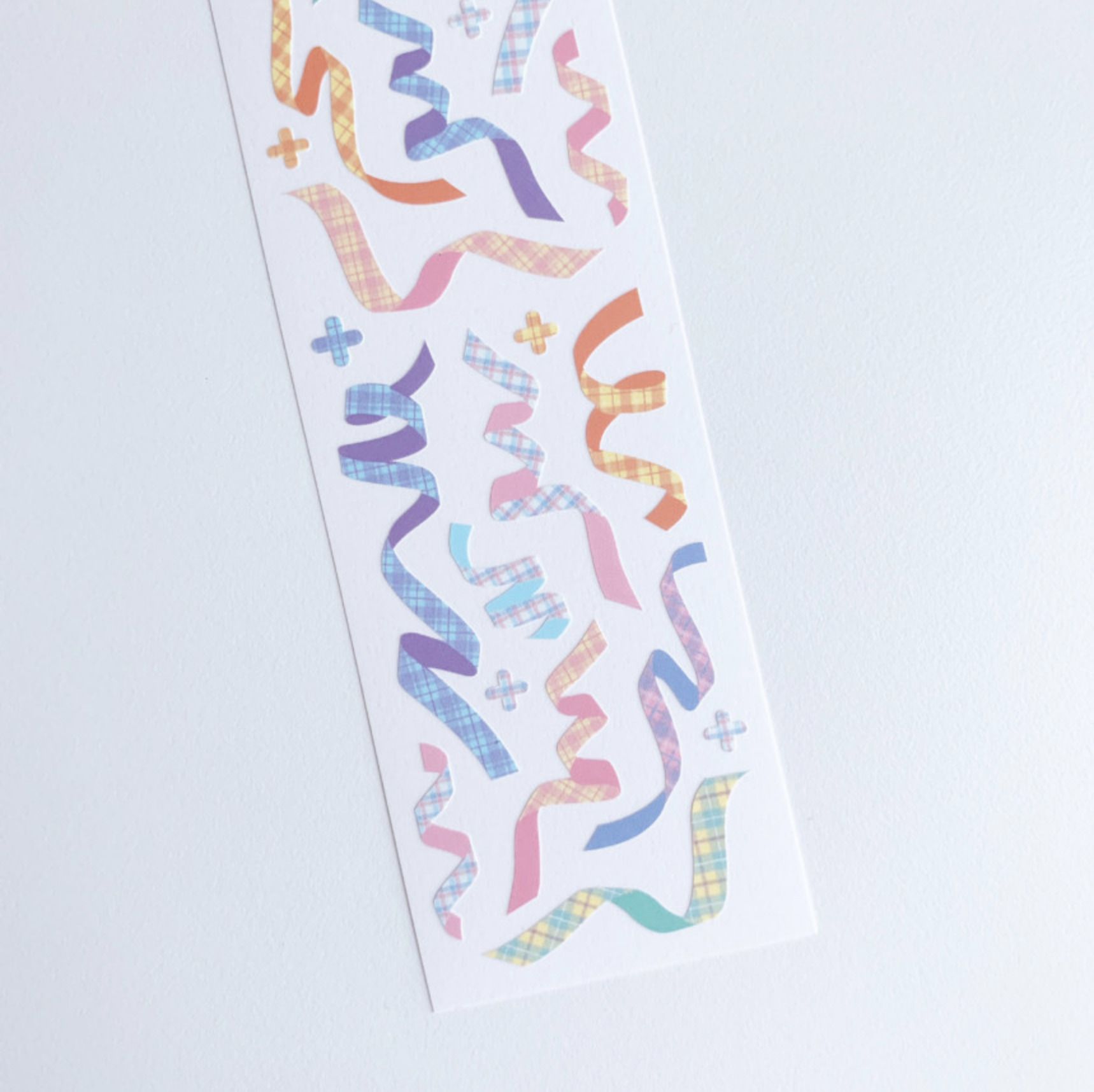 Check Confetti Slim Sticker