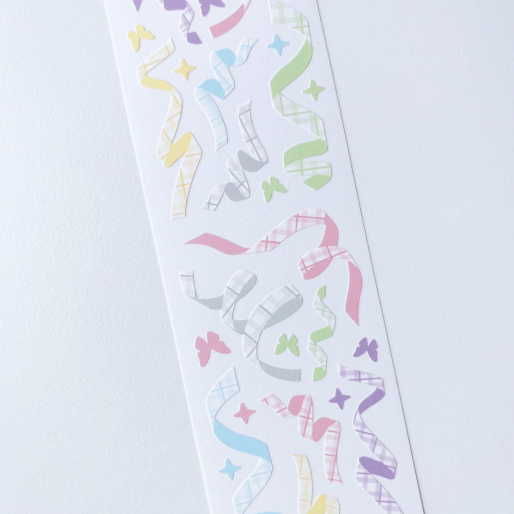 Check Confetti Slim Sticker