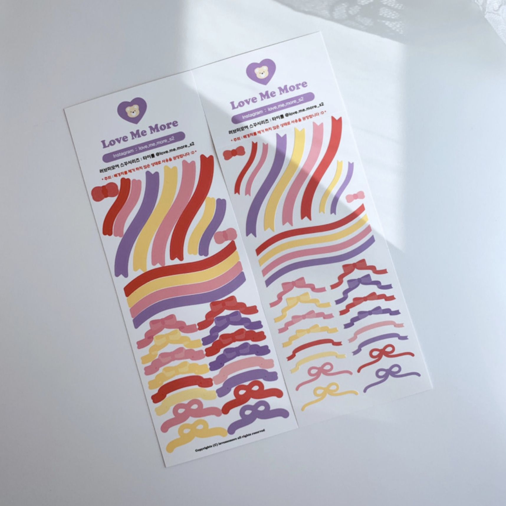 MochiThings: Ribbon Slim Sticker v1