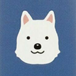 Reading Pet Eraser, Jindo (Blue)