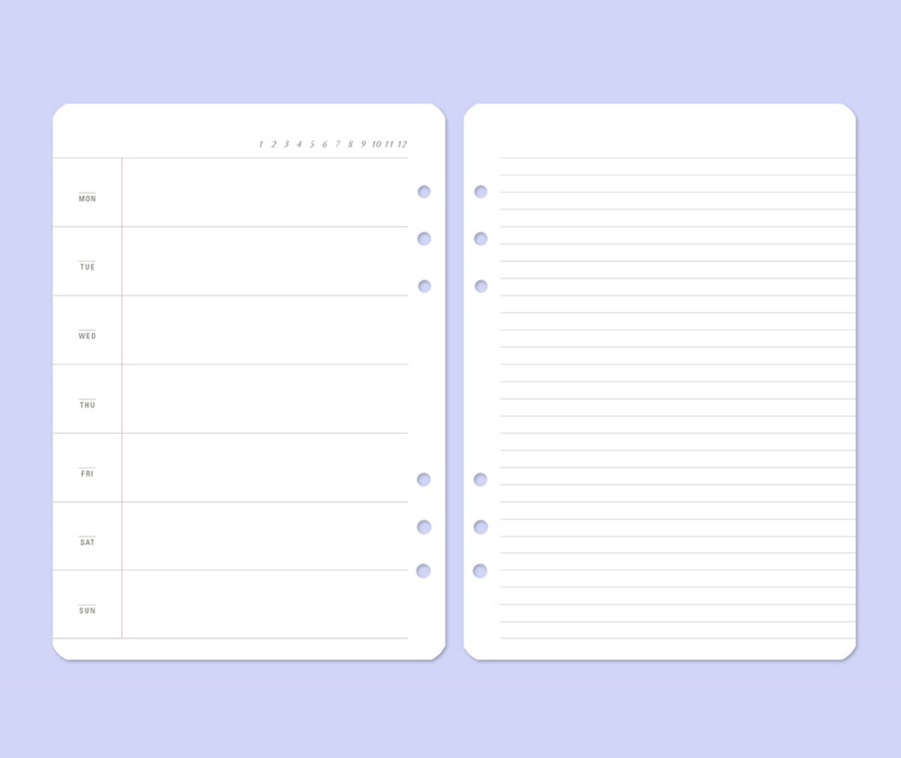 Ardium 6 Ring A5 Planner Refill