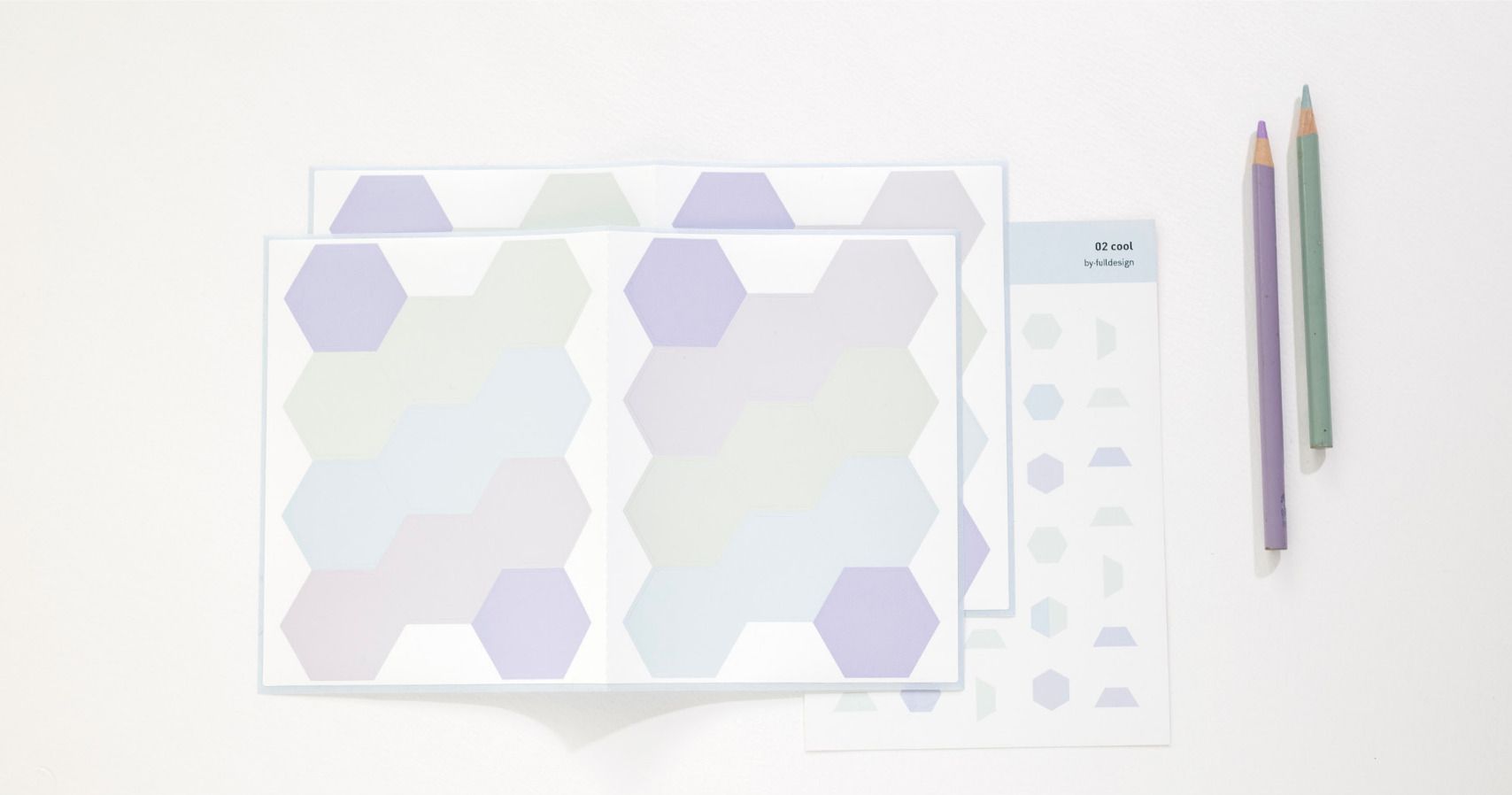 Hexagon Removable Index Sticker