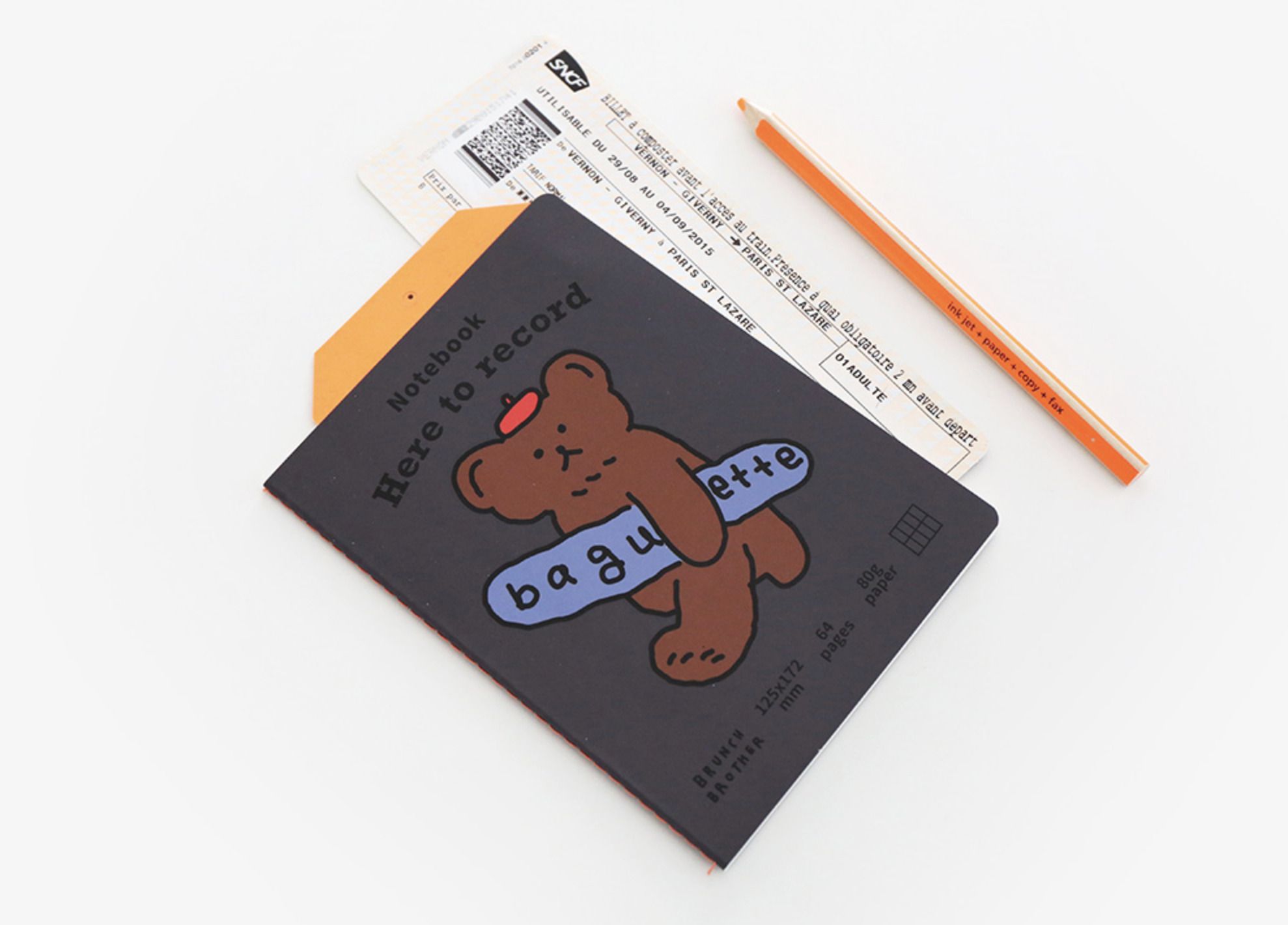 MochiThings: Brunch Brother Grid Notebook
