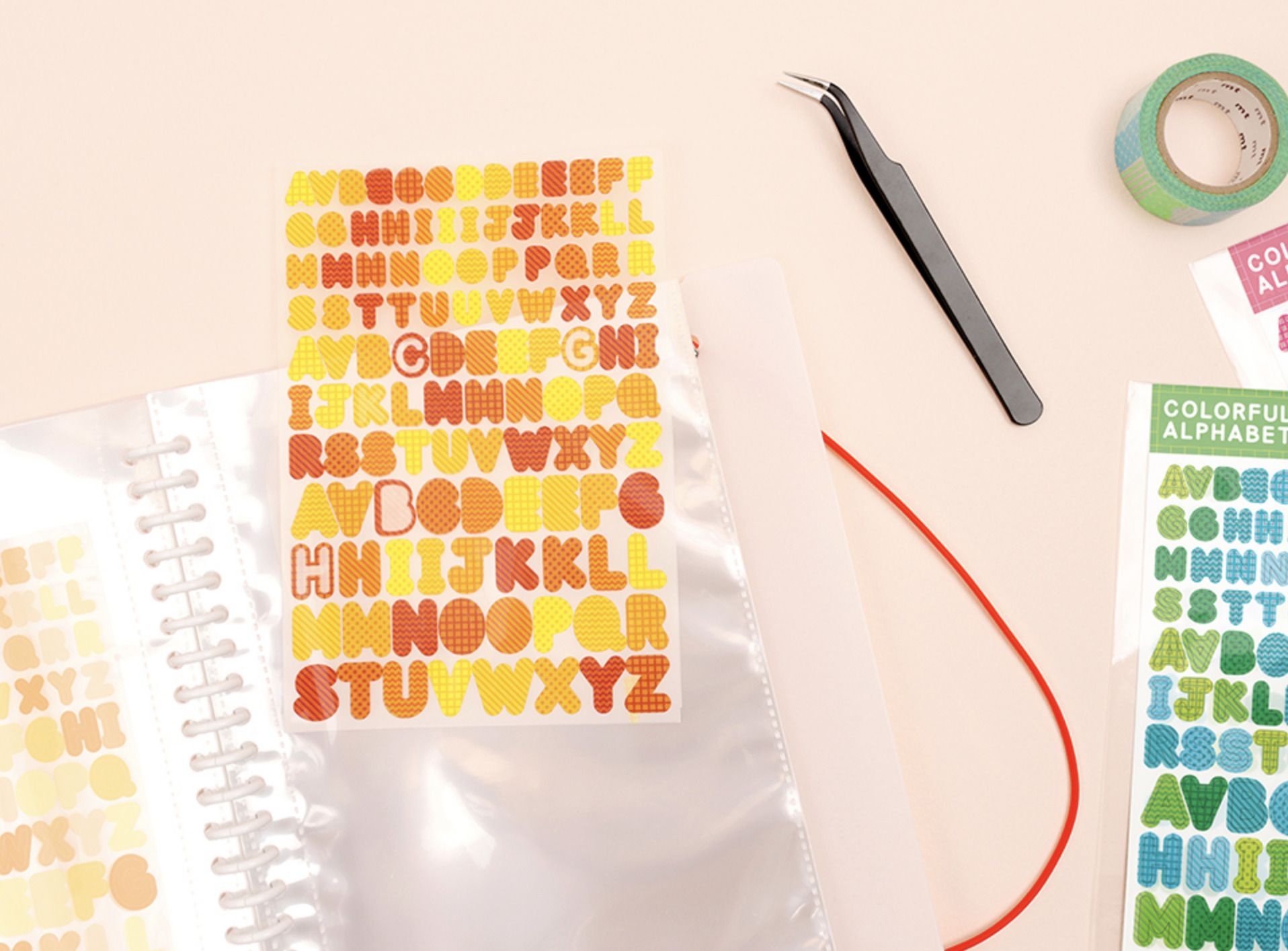 MochiThings Basic 20 Ring A5 Binder + Sticker Pocket Set