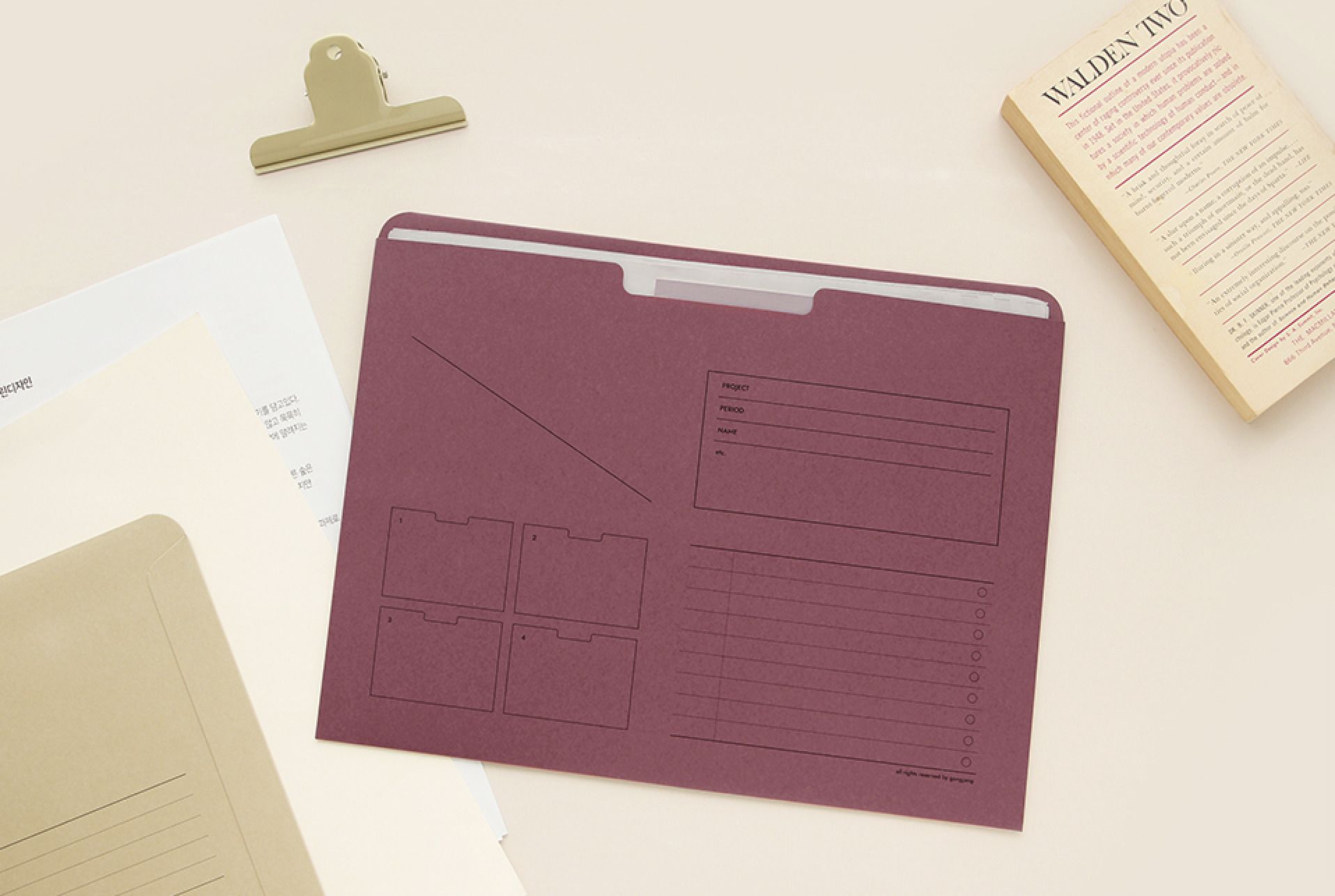 MochiThings A4 Analogue Archiving Pocket Holder