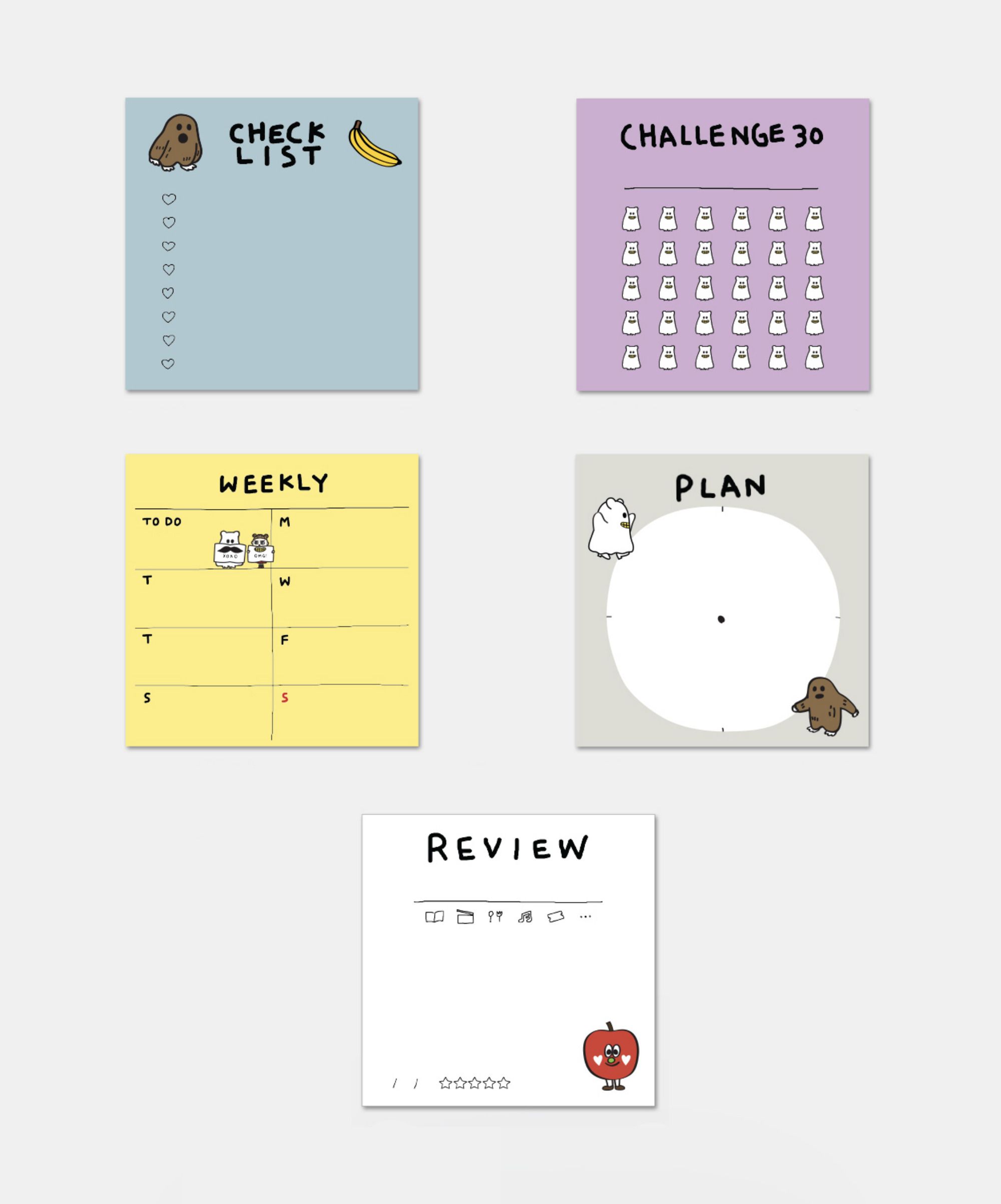 Ghost Pop Memo Pad v1